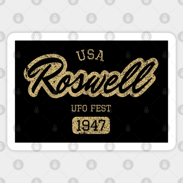 Roswell UFO Fest 1947 Sticker by AR DESIGN